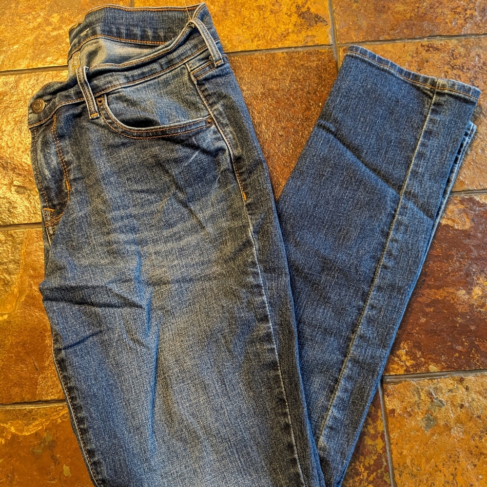 Blue Old Navy Skinny Jeans Size 6 - Picture 4 of 4